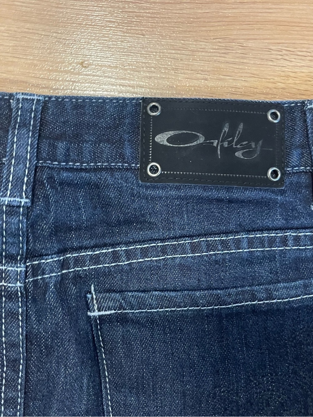Oakley Y2K mini skirt Denim Jeans size 4